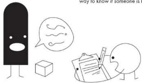 way to know if someone is