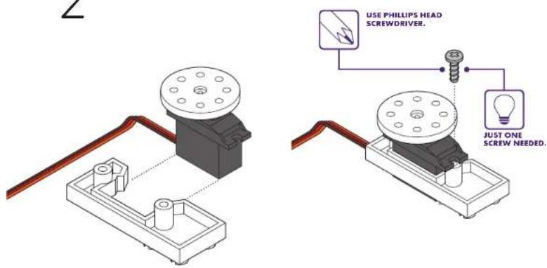 USE PHILLIPS HEAD SCREWDRIVER. JUST ONE SCREW NEEDED.