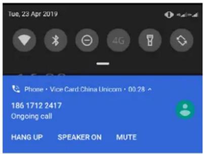 NEFFOS C7s - Use other apps during a call - 1