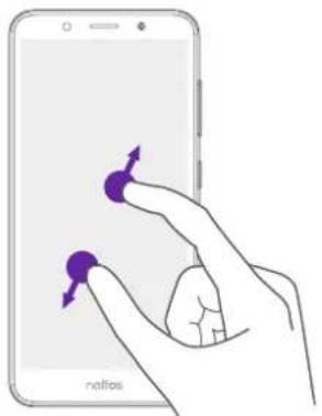 NEFFOS C7s - Touchscreen gestures - 7