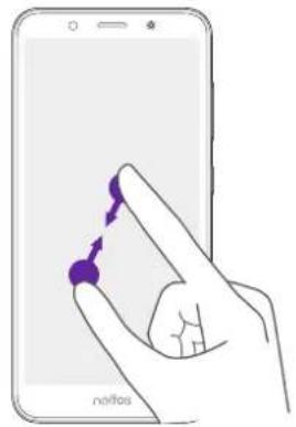 NEFFOS C7s - Touchscreen gestures - 6