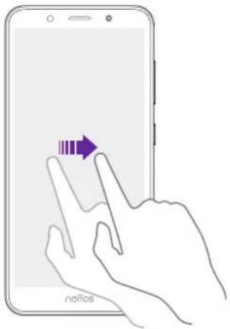 NEFFOS C7s - Touchscreen gestures - 4