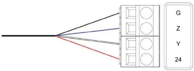 Crestron CHV-TSTAT-FCU-PIR-10 - Wiring Diagrams - 1