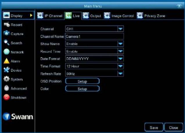 SWANN SWNVK-874504 - Camera Configuration - 1