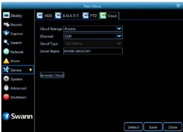 SWANN SWNVK-874504 - Device: Cloud - 1
