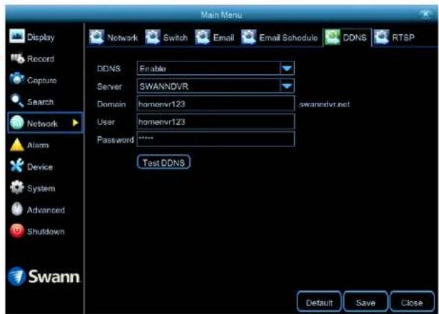 SWANN SWNVK-874504 - Network: DDNS - 1