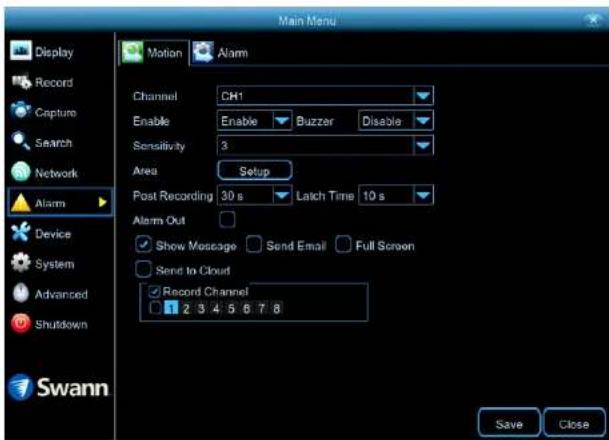 SWANN SWNVK-874504 - Alarm: Motion - 1