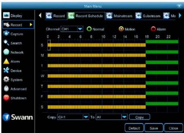 SWANN SWNVK-874504 - Record: Schedule - 1