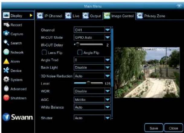 SWANN SWNVK-874504 - Display: Image Control - 1