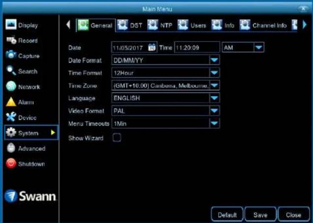 SWANN SWNVK-874504 - Main Menu - 1