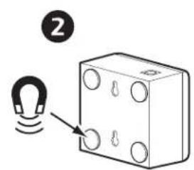 Diagram showing a light bulb connected to a die with a labeled component and an arrow pointing to it.