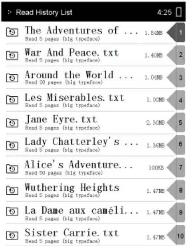 ENERGY SISTEM Book 1060 - RECENT FILES LIST - 1