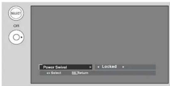 SELECT OR Power Swivel Locked Select EUR Return