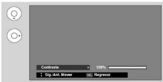 Contraste 100% Sig./Ant. Mover SEL Regresar