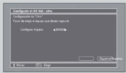 Configurar el AV Net : otro Configuración de "China" Favor de seguir el equipo que desea capturing Configurar Equipo DVD Mover 3.0 Degir Siguente/Regener
