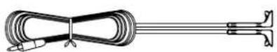 HITACHI P60X901 - IR Blaster Cable (Provided) - 3