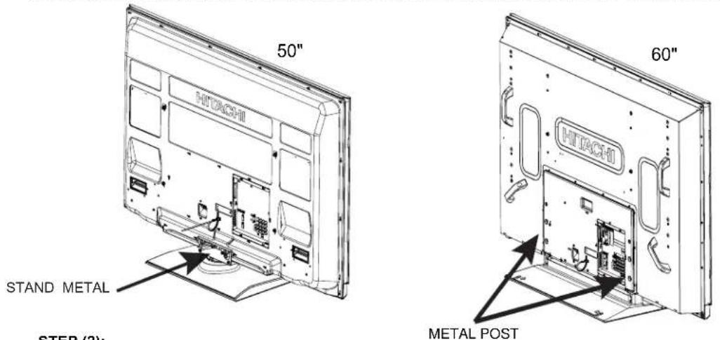 HITACHI P60X901 - STEP (1): - 1