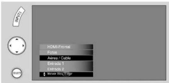 HDMI-Frontal Fotos Aérea / Cable Entrada 1 Entrada 2 Mower SEL Eogir