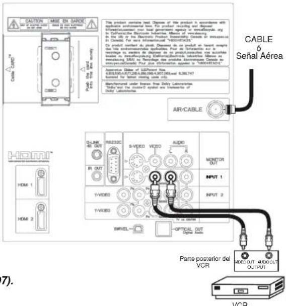 HITACHI P60X901 - CONECTANDO UN AMPLIFICADOR DE AUDIO EXTERNO - 1