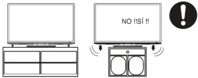 HITACHI LE40K507 - INFORMACIÓN PARA EL MUEBLE DEL TELEVISOR - 1