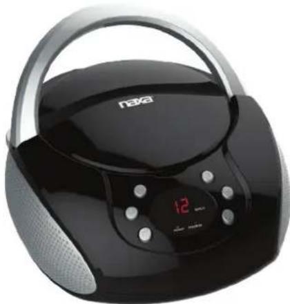 Naxa NPB-240 - Reproductor de Disco Compacto (CD) con Radio AM/FM Estereo Portatil - 1