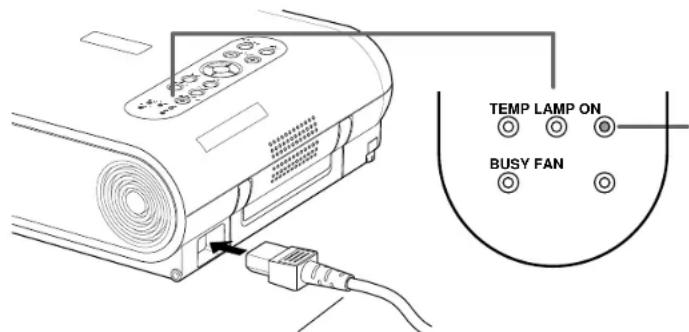 TEMP LAMP ON BUSY FAN