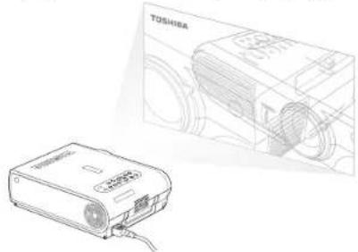 TOSHIBA TLP-MT7E - Press ON/STANDBY. - 5