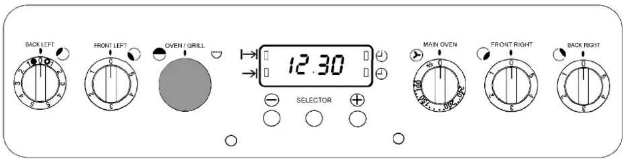 Tricity Bendix SE555BG - SELECTING THE TOP OVEN - 1