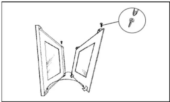 Tricity Bendix CSIE508X - TO REMOVE THE OUTER GLASS - 1