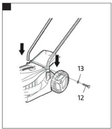 Meec Tools 000-913 - ELECTRIC LAWN MOWER / ELGRÄSKLIPPARE EL GRESSKLIPPER / KOSIARKA ELEKTRYCZNA - 4