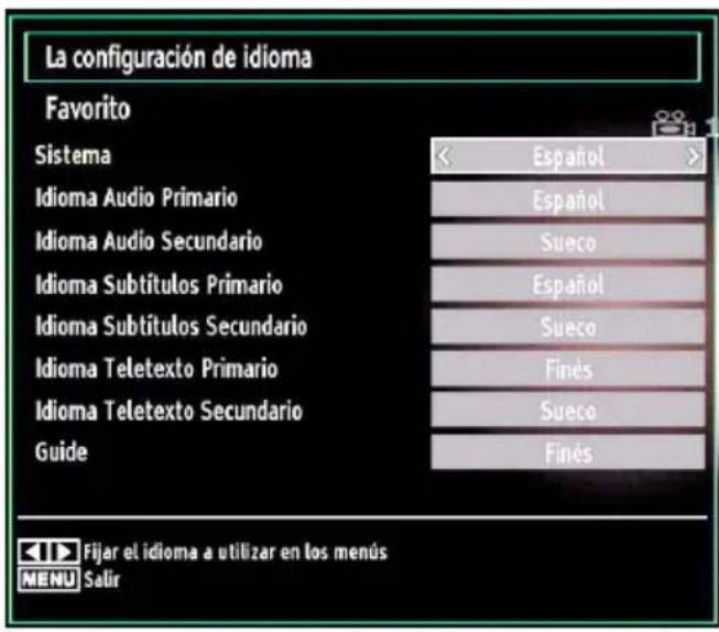 Sunstech 22LEDTALUS - Configuración de Idioma - 1