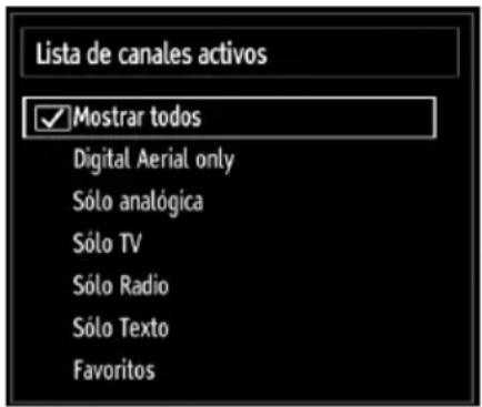 Sunstech 22LEDTALUS - Administración de Emisoras: Ordenar la Lista de Canales - 1