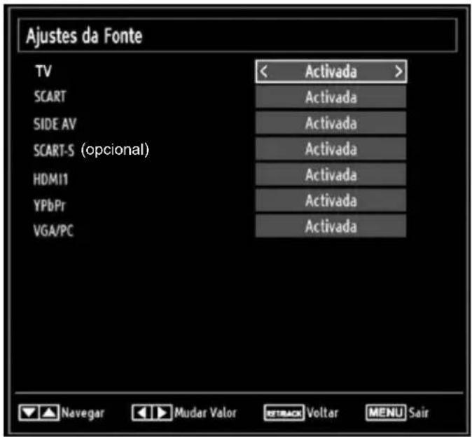 Sunstech 22LEDTALUS - Configurar os ajustes da fonte - 1