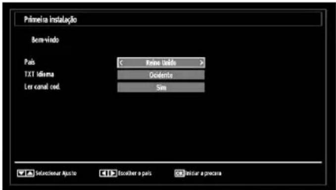 Sunstech 22LEDTALUS - IMPORTANTE: Assegurar que a antena ou cabo estão ligados e que o módulo de Interface Comum não está inserido antes de ligar a televisão aquando da primeira instalação. - 2