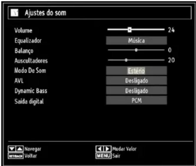 Sunstech 22LEDTALUS - Configurar os ajustes de som - 1