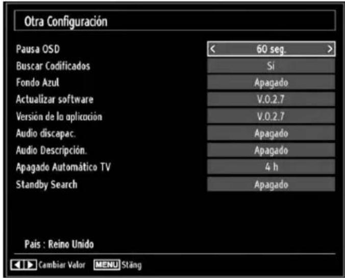 Sunstech 22LEDTALUS - Configuración de Otras Opciones - 1