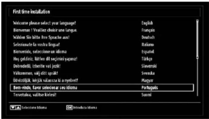 Sunstech 22LEDTALUS - IMPORTANTE: Assegurar que a antena ou cabo estão ligados e que o módulo de Interface Comum não está inserido antes de ligar a televisão aquando da primeira instalação. - 1