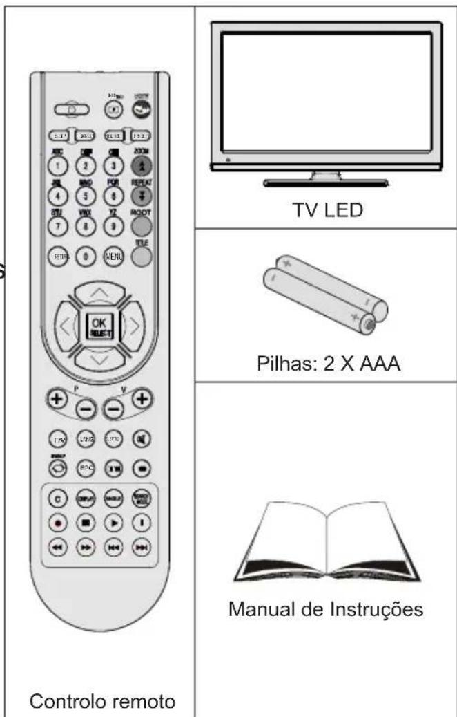 Sunstech 22LEDTALUS - Conteúdo da embalagem - 1