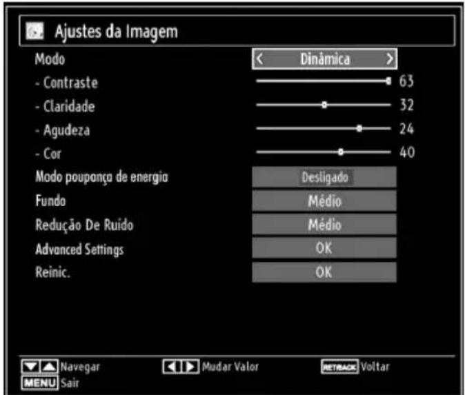 Sunstech 22LEDTALUS - Configurar os ajustes da imagem - 1