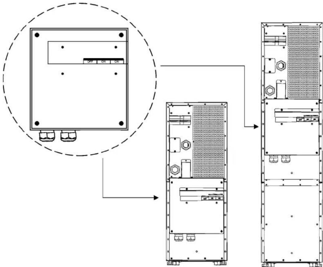 EATON Powerware 9155-8-N-33-64x9Ah-MBS - Conmutador de derivación de mantenimiento - 2
