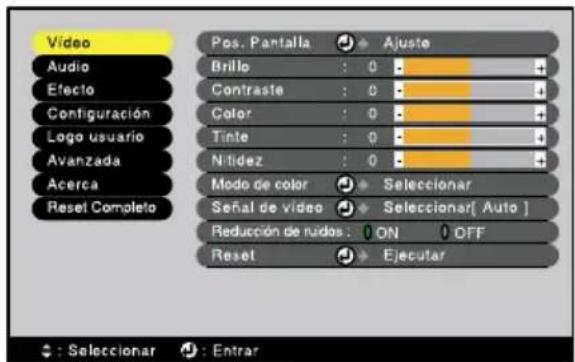 EPSON EMP-810 - Menú Vídeo - 5