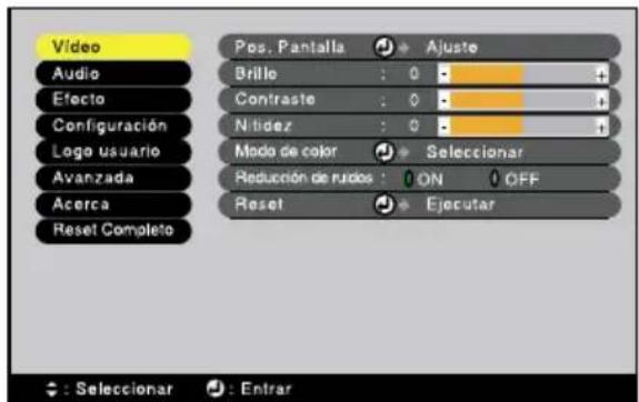 EPSON EMP-810 - Menú Vídeo - 3