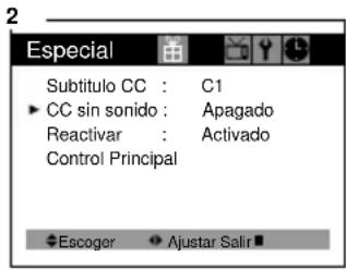 DAEWOO DTQ-20V5SCG - Desplegado de subtítulos ocultos en silencio - 2