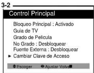 DAEWOO DTQ-20V5SCG - Descripción de Programación de Control Paternal - 6