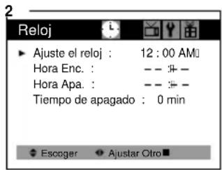DAEWOO DTQ-20V5SCG - Ajuste del reloj - 2