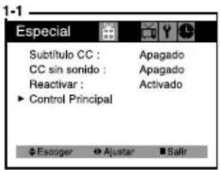 DAEWOO DTQ-20V5SCG - Programación de Control Paternal - 1