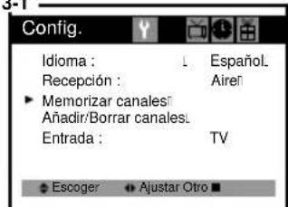 DAEWOO DTQ-20V5SCG - Programación de los canales en la memoria - 3