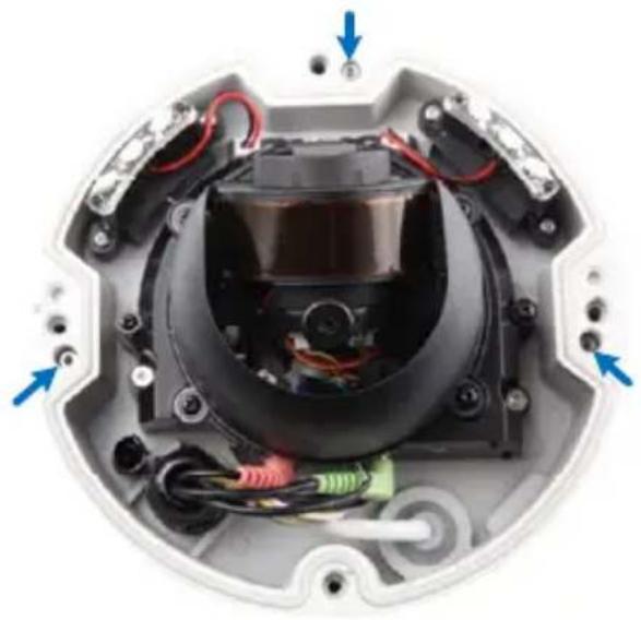 Geovision GV-MFD3401-2F - Secure the camera to the ceiling. - 2