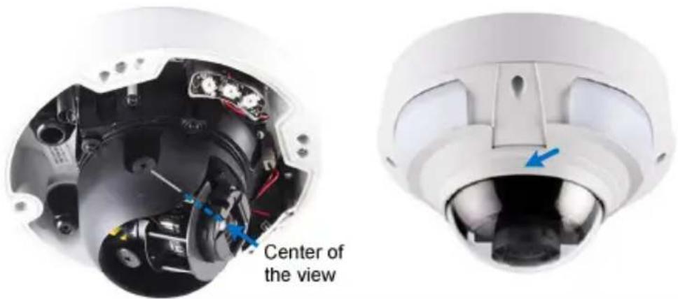 Center of the view