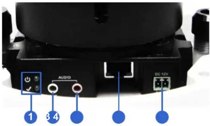 AUDIO 1 3 4 DC 12V